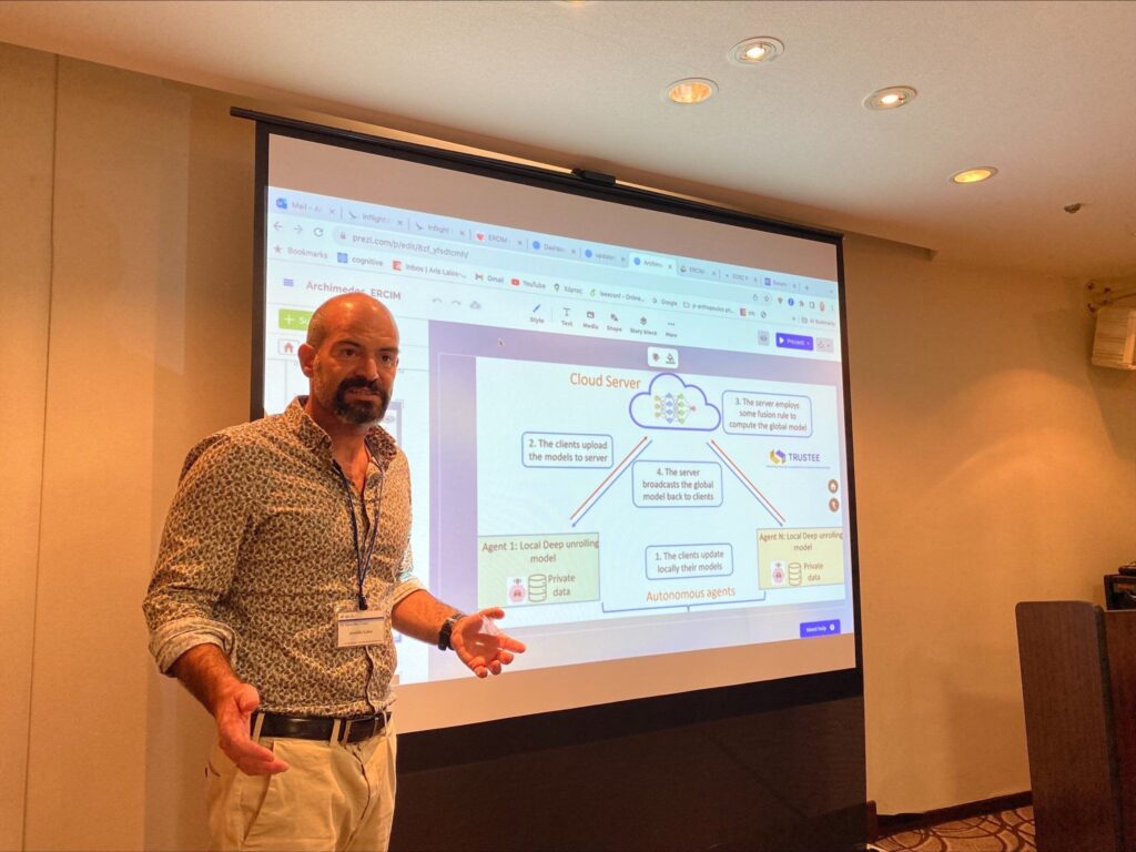 TRUSTEE at the “Exploring new research challenges and collaborations in AI, BD, HCI and IoT technologies” conference